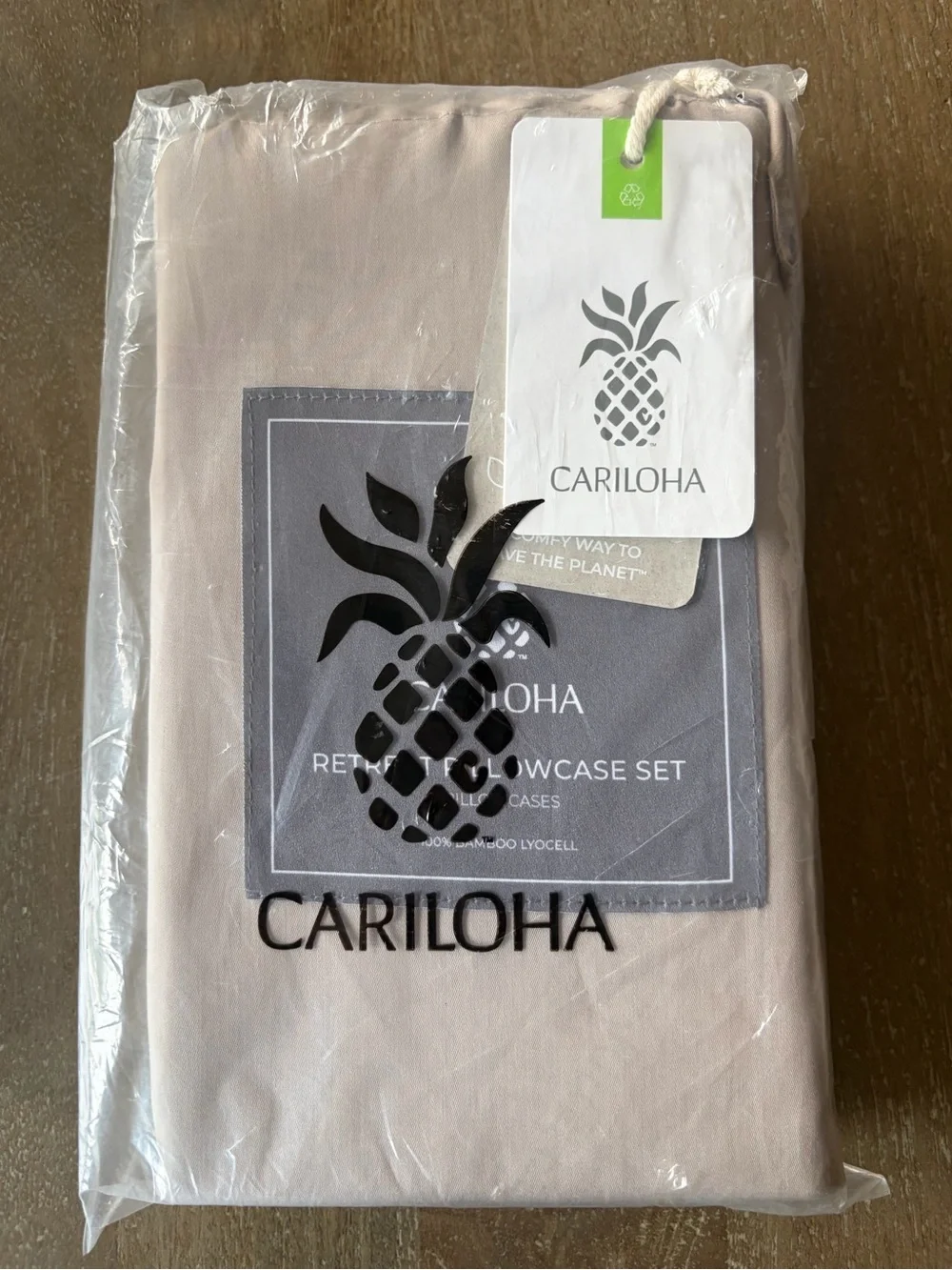Cariloha Retreat 2-Piece Sateen Pillowcase Set Coastal Gray |King Breathable NWT - Picture 6 of 10